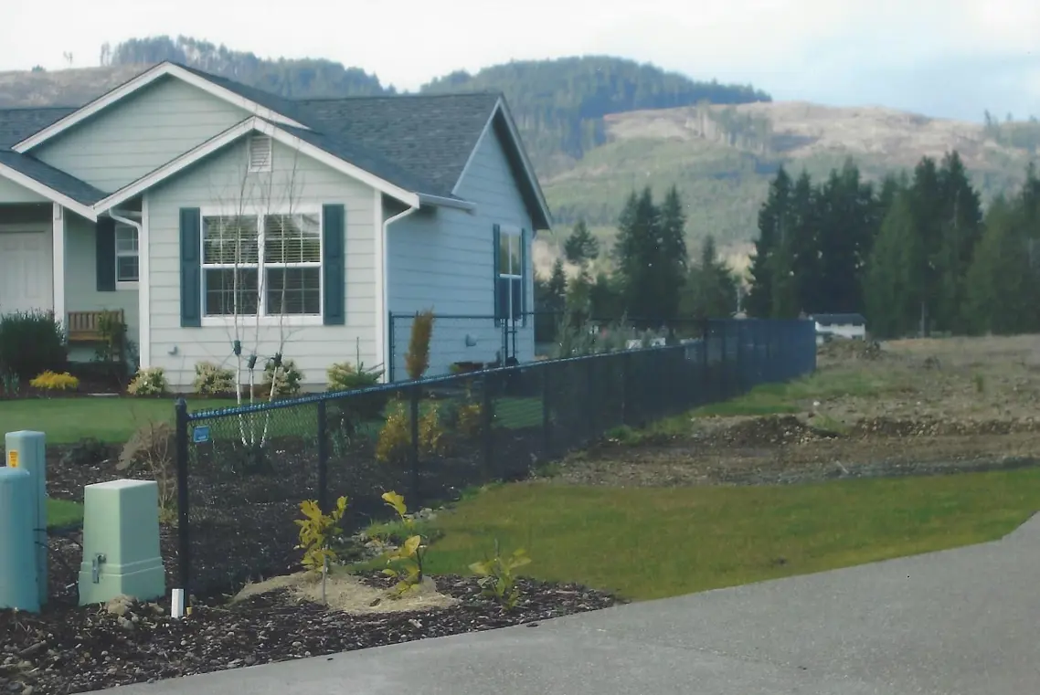 Chain link fencing installation
