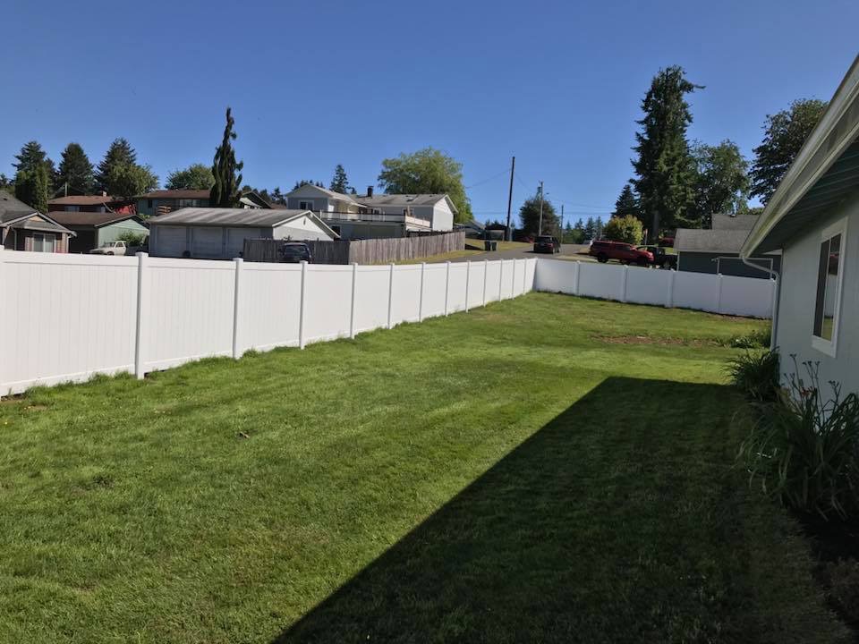 Fence installation project by LaDue Fencing