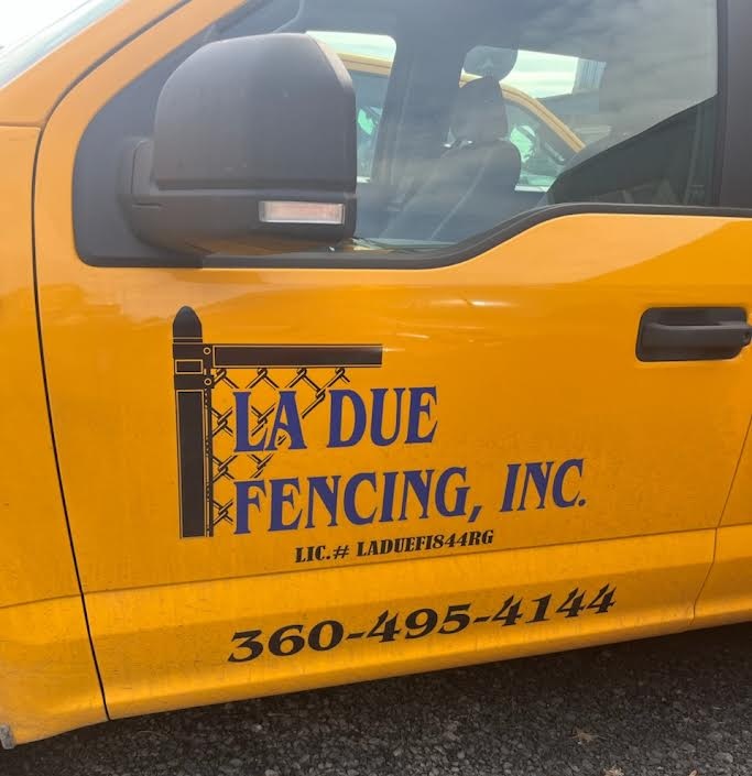 Finished fence project by LaDue Fencing